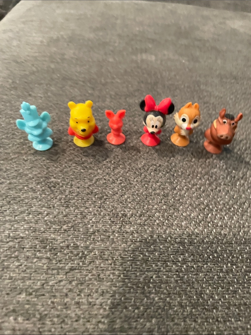 Disney Micro Mini Popz Rubber Suction Cup Toy Lot